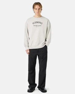 Iceberg Crew-neck Sweatshirt With Logo