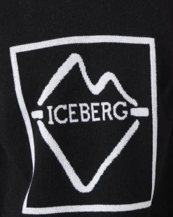 Iceberg Crew-neck Wool Blend Sweater
