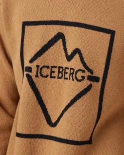 Iceberg Crew-neck Wool Blend Sweater
