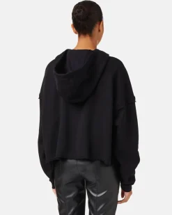 Women Iceberg Cropped Sweatshirt With Hood
