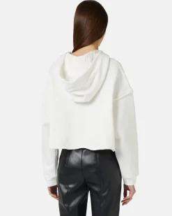 Women Iceberg Cropped Sweatshirt With Hood