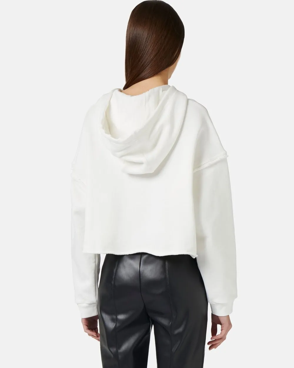 Women Iceberg Cropped Sweatshirt With Hood
