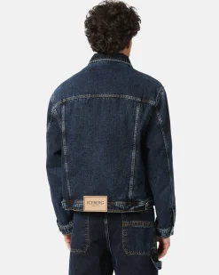 Iceberg Denim Jacket With Vintage Treatment