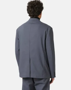 Iceberg Double-breasted Jacket In Double Stretch Fabric