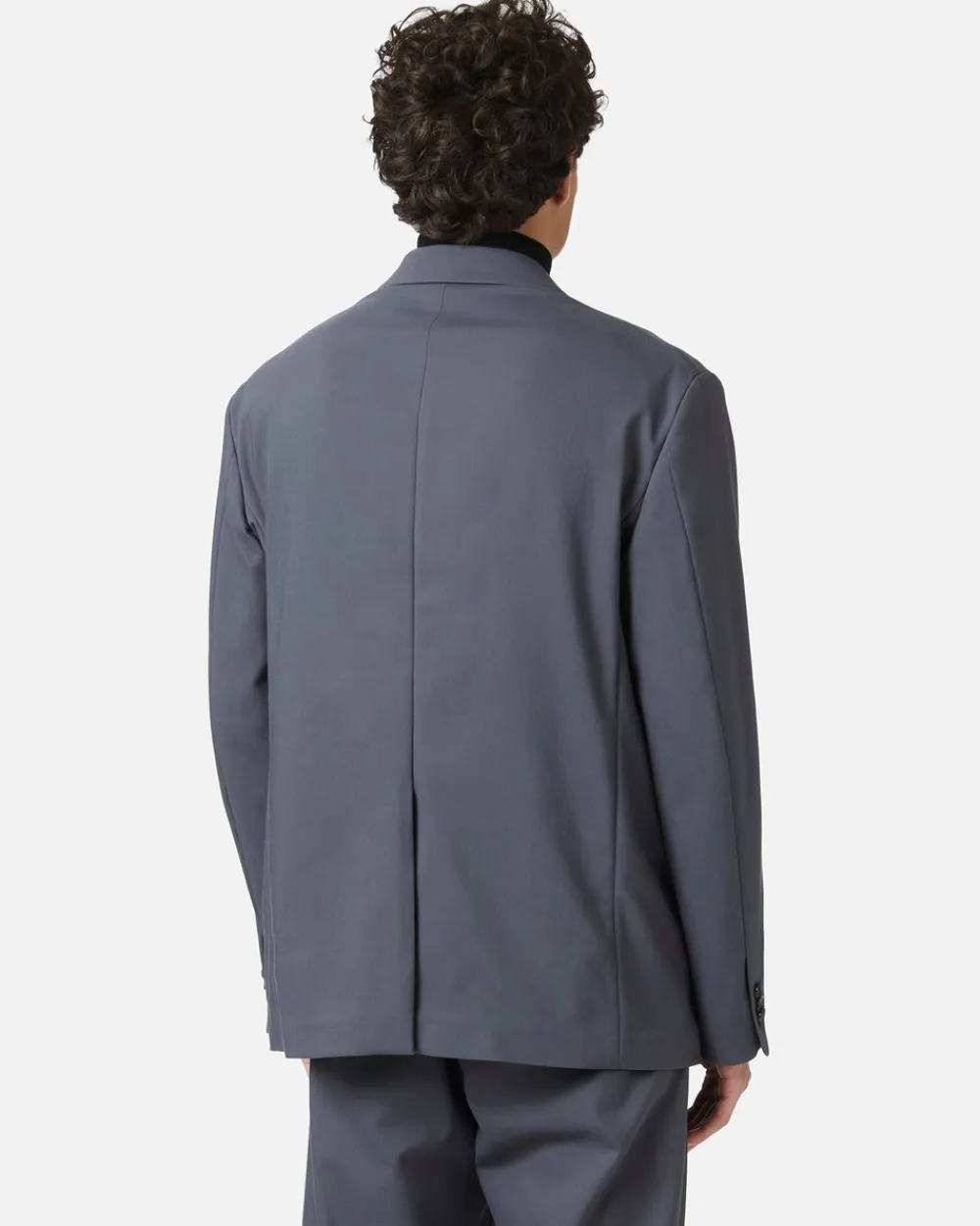 Iceberg Double-breasted Jacket In Double Stretch Fabric