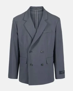 Iceberg Double-breasted Jacket In Double Stretch Fabric