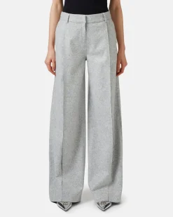Women Iceberg Double Technical Cloth Trousers