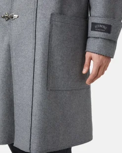 Iceberg Duffle Coat In Double Cloth