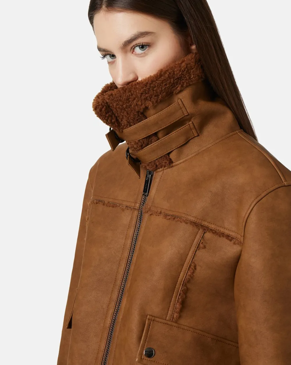 Women Iceberg Eco Shearling Jacket