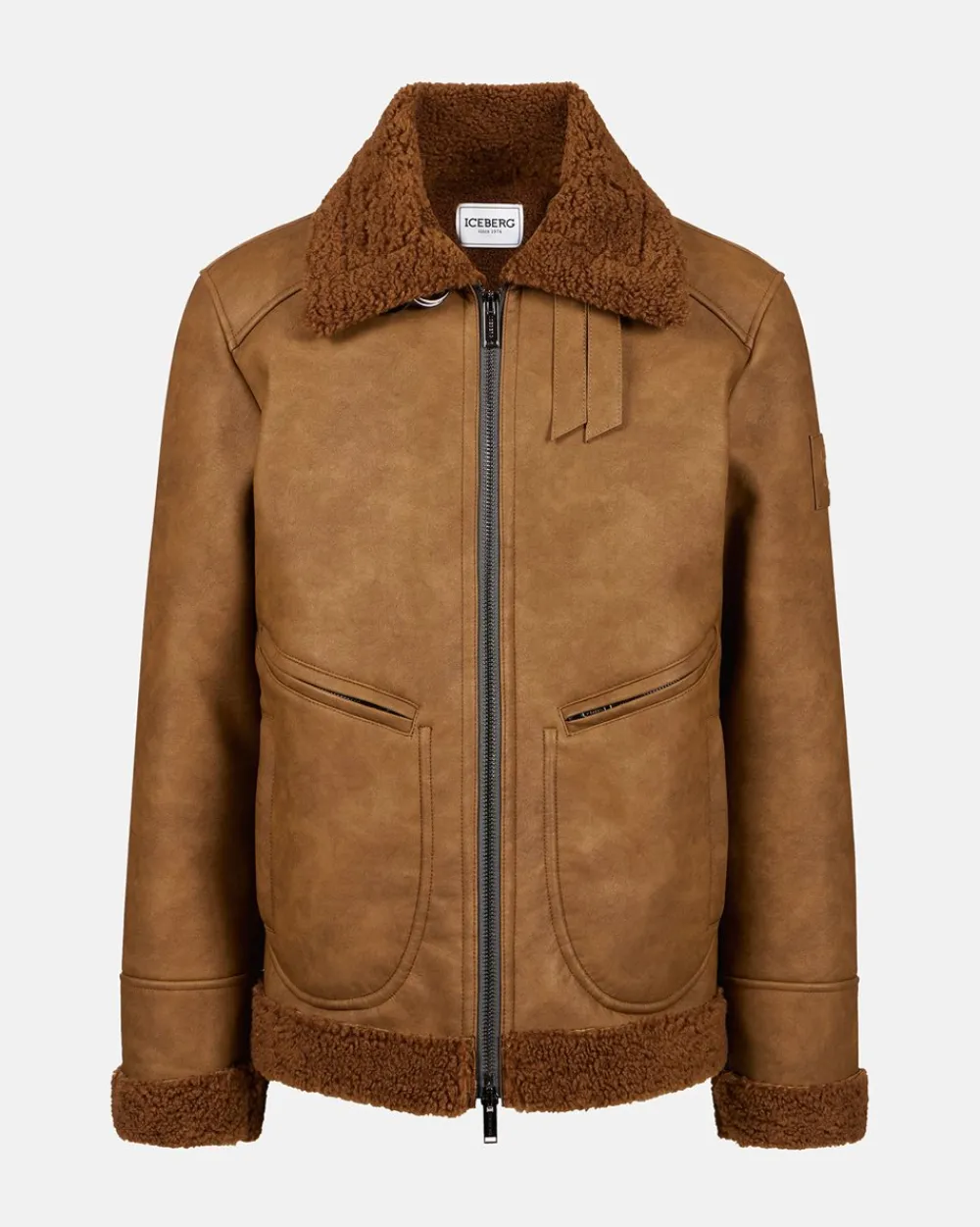 Iceberg Eco Sheepskin With Embossed Patch