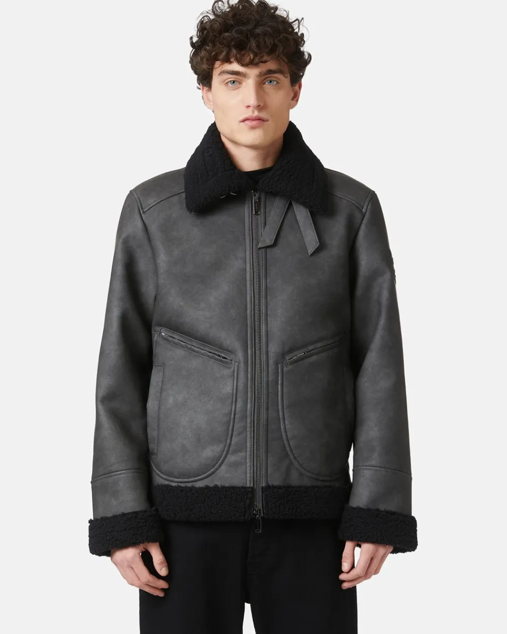 Iceberg Eco Sheepskin With Embossed Patch
