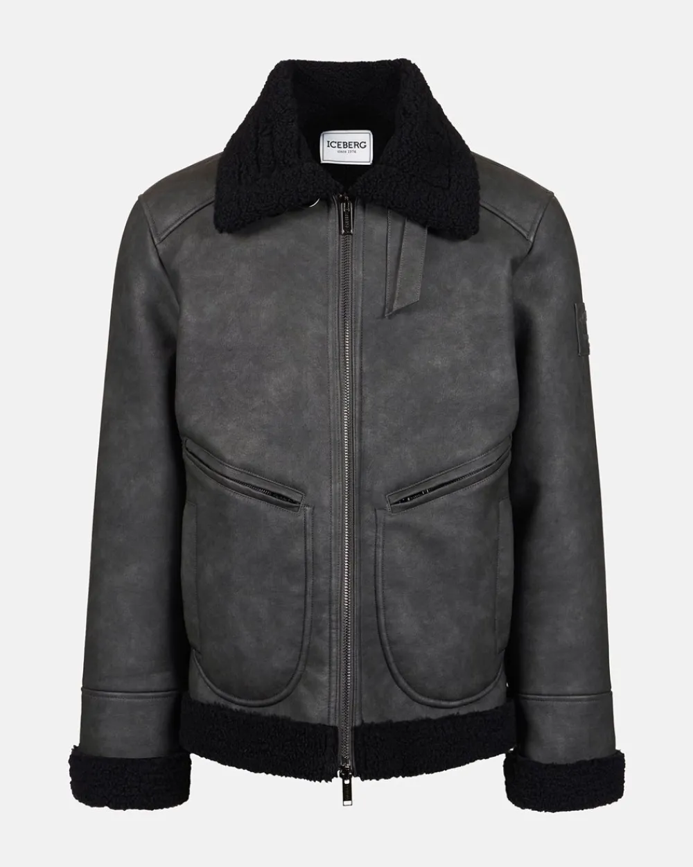 Iceberg Eco Sheepskin With Embossed Patch