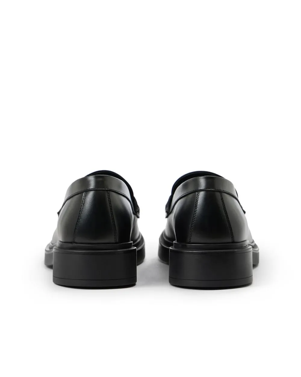 Women Iceberg Elegant Black Leather Loafers With Logo Monogram