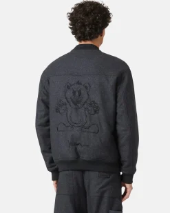 Iceberg Flannel Jacket With Embroidered Bear