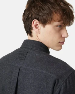 Iceberg Flannel Shirt With Technical Details