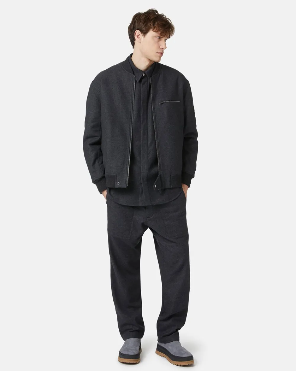 Iceberg Flannel Shirt With Technical Details