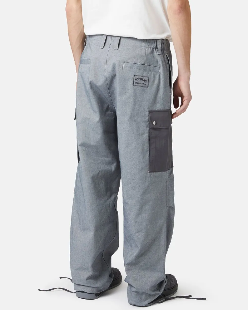 Iceberg Gabardine Cargo Trousers