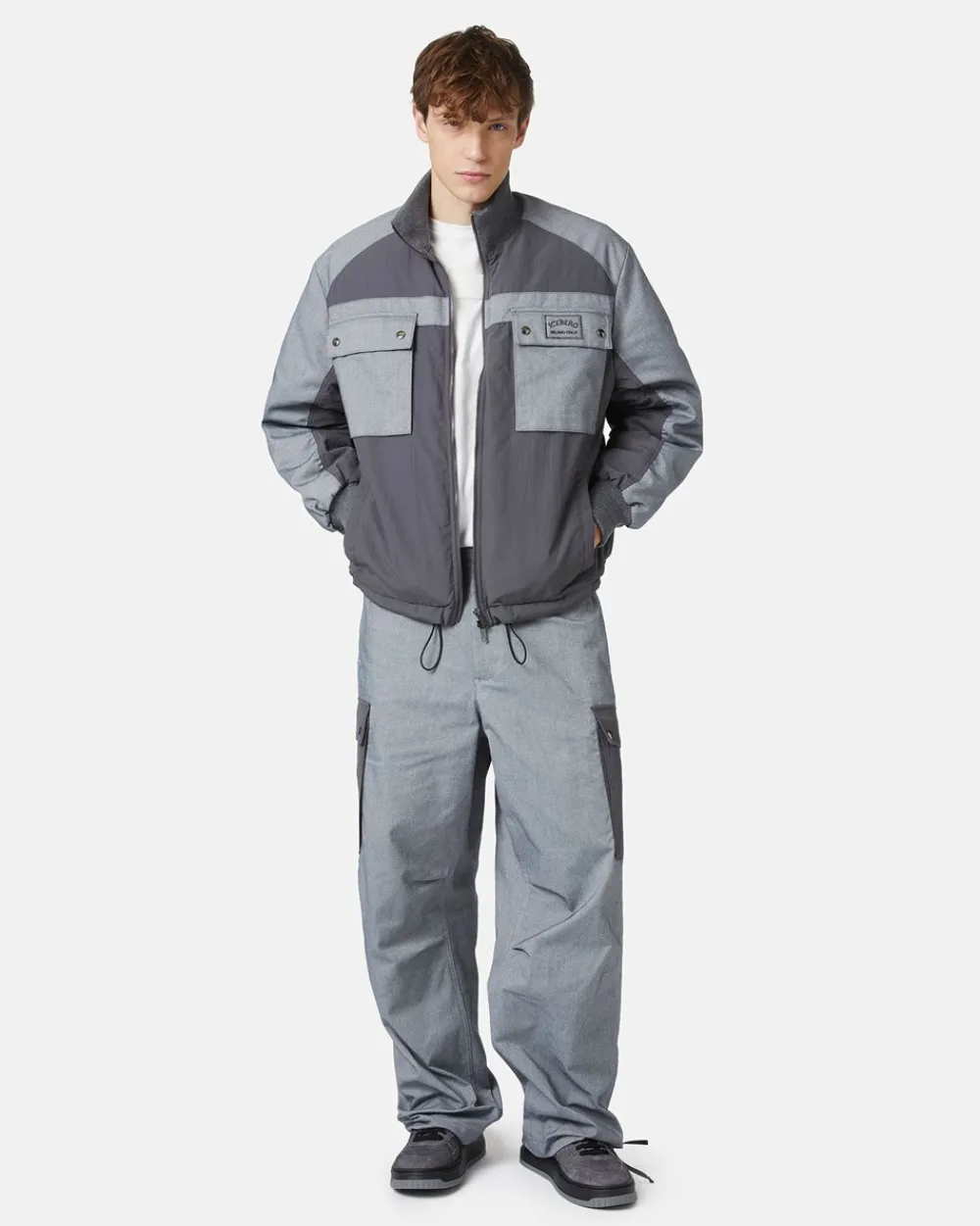 Iceberg Gabardine Cargo Trousers