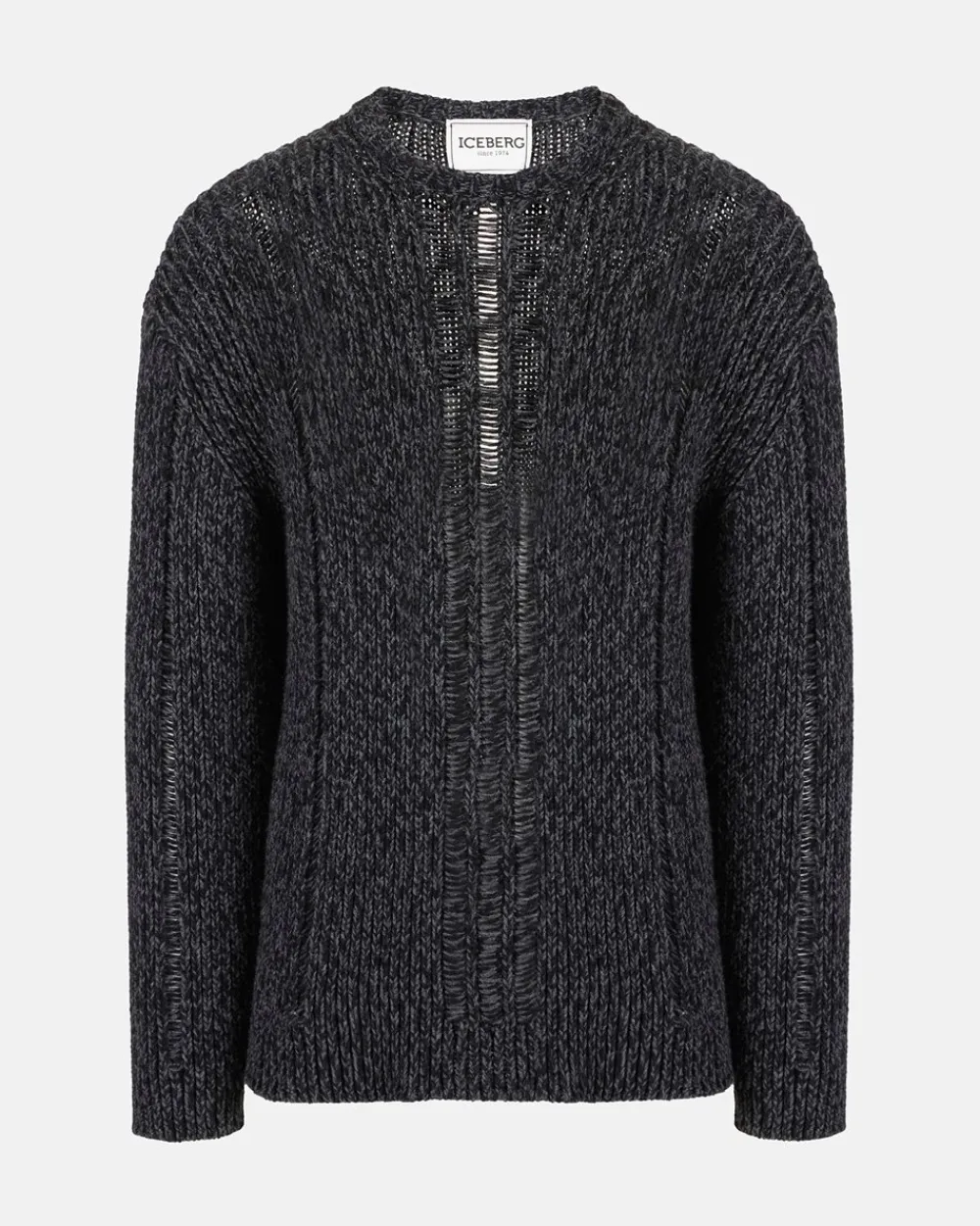 Iceberg Gray Wool Blend Sweater
