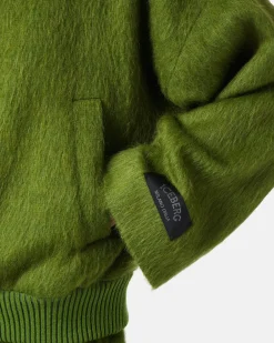 Women Iceberg High-neck Jacket In Velor Cloth