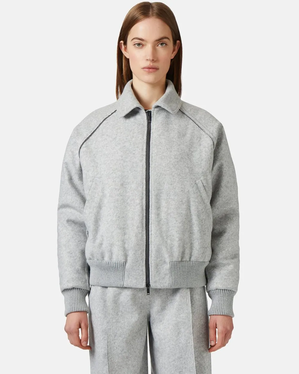 Women Iceberg Jacket With Hood In Double Technical Cloth