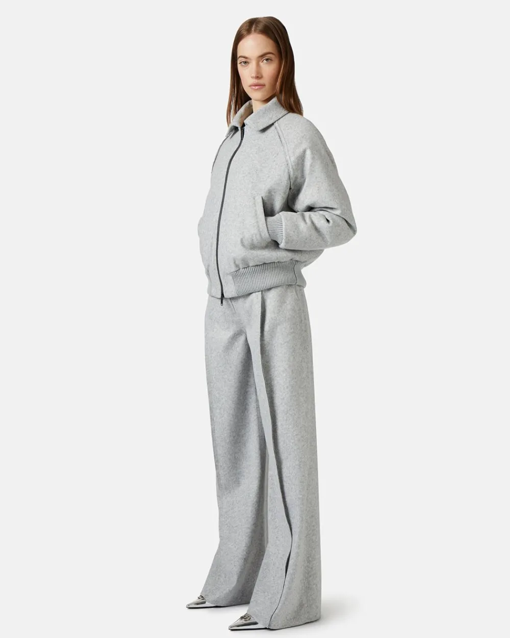 Women Iceberg Jacket With Hood In Double Technical Cloth