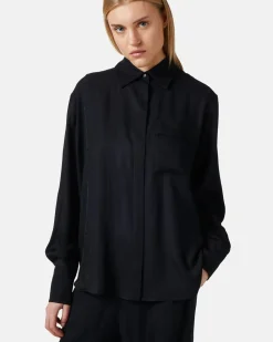 Women Iceberg Jacquard Viscose Shirt With Snake Design