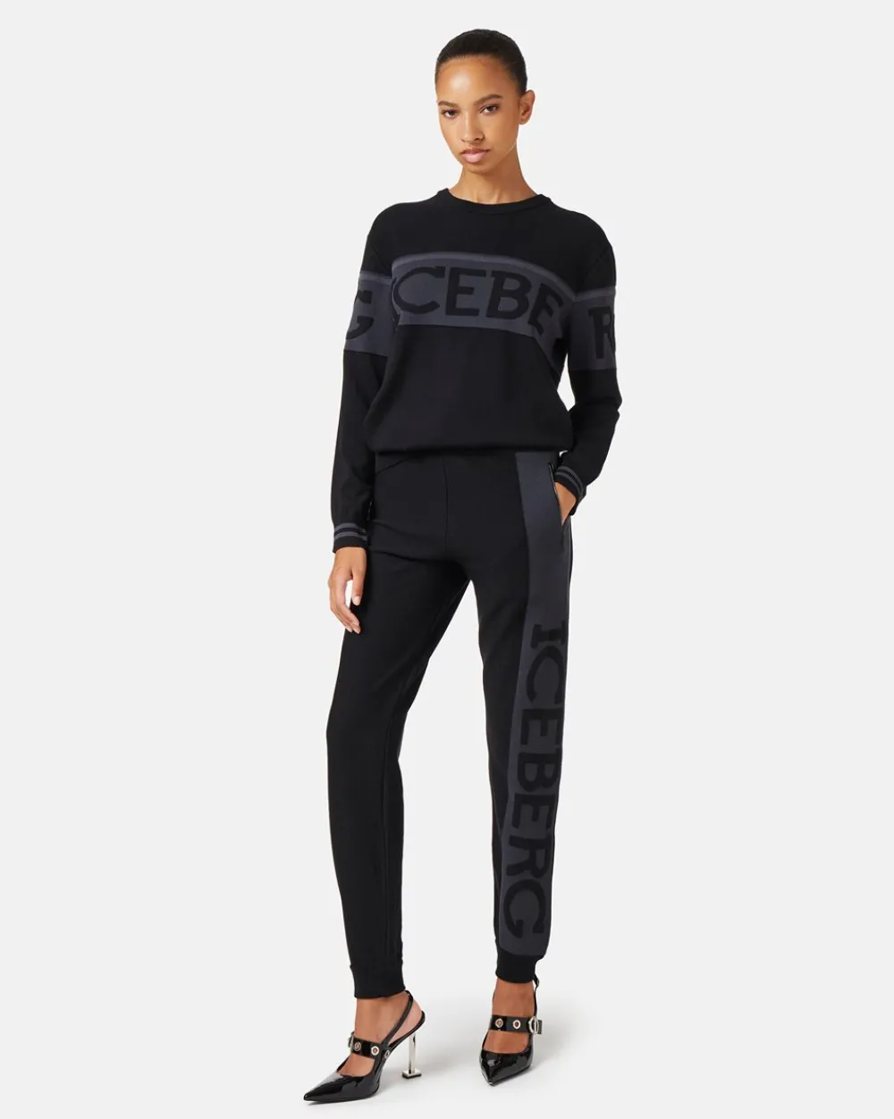 Women Iceberg Joggers In Extrafine Merino Wool