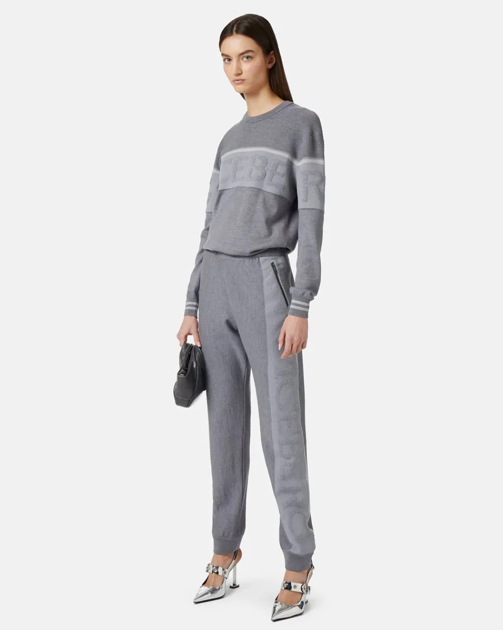 Women Iceberg Joggers In Extrafine Merino Wool