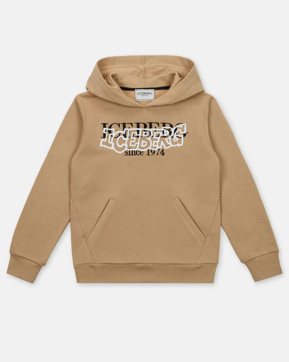 Kids/BOY Iceberg Junior Collection Camel Colored Hoodie