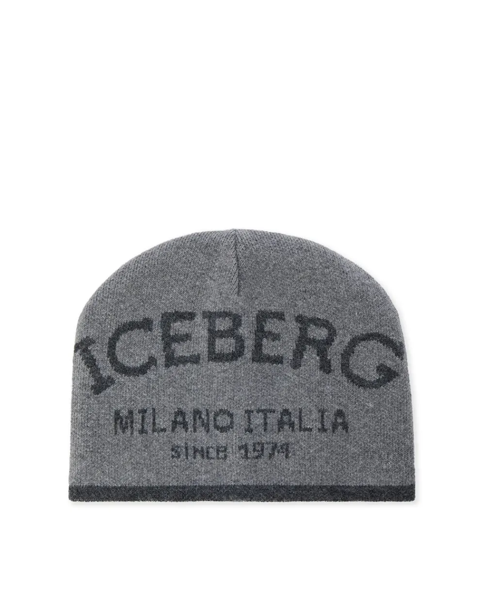 Iceberg Knitted Hat In Carded Wool Blend