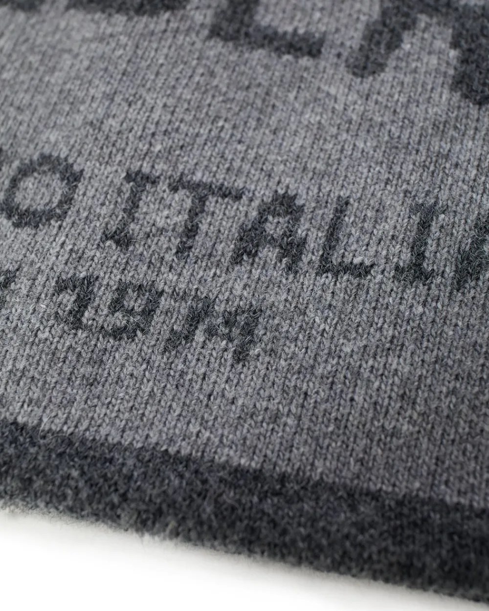 Iceberg Knitted Hat In Carded Wool Blend