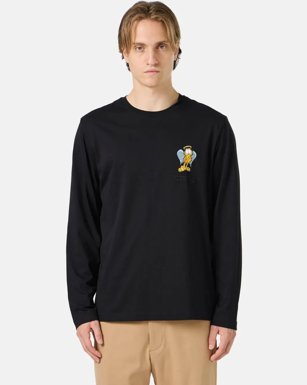 Iceberg Long-sleeved Cotton Jersey T-shirt