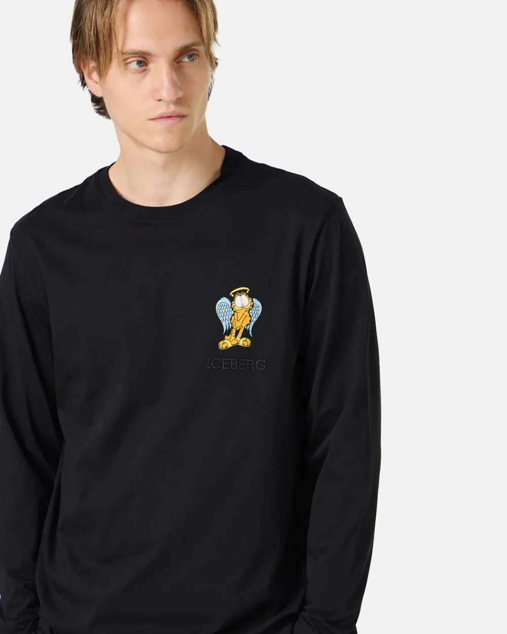 Iceberg Long-sleeved Cotton Jersey T-shirt