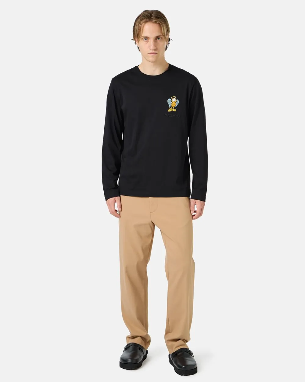Iceberg Long-sleeved Cotton Jersey T-shirt