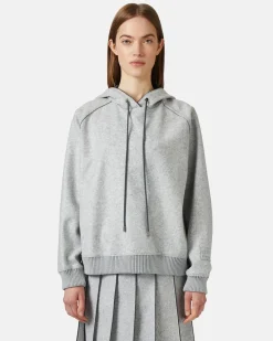 Women Iceberg Melange Hooded Sweatshirt