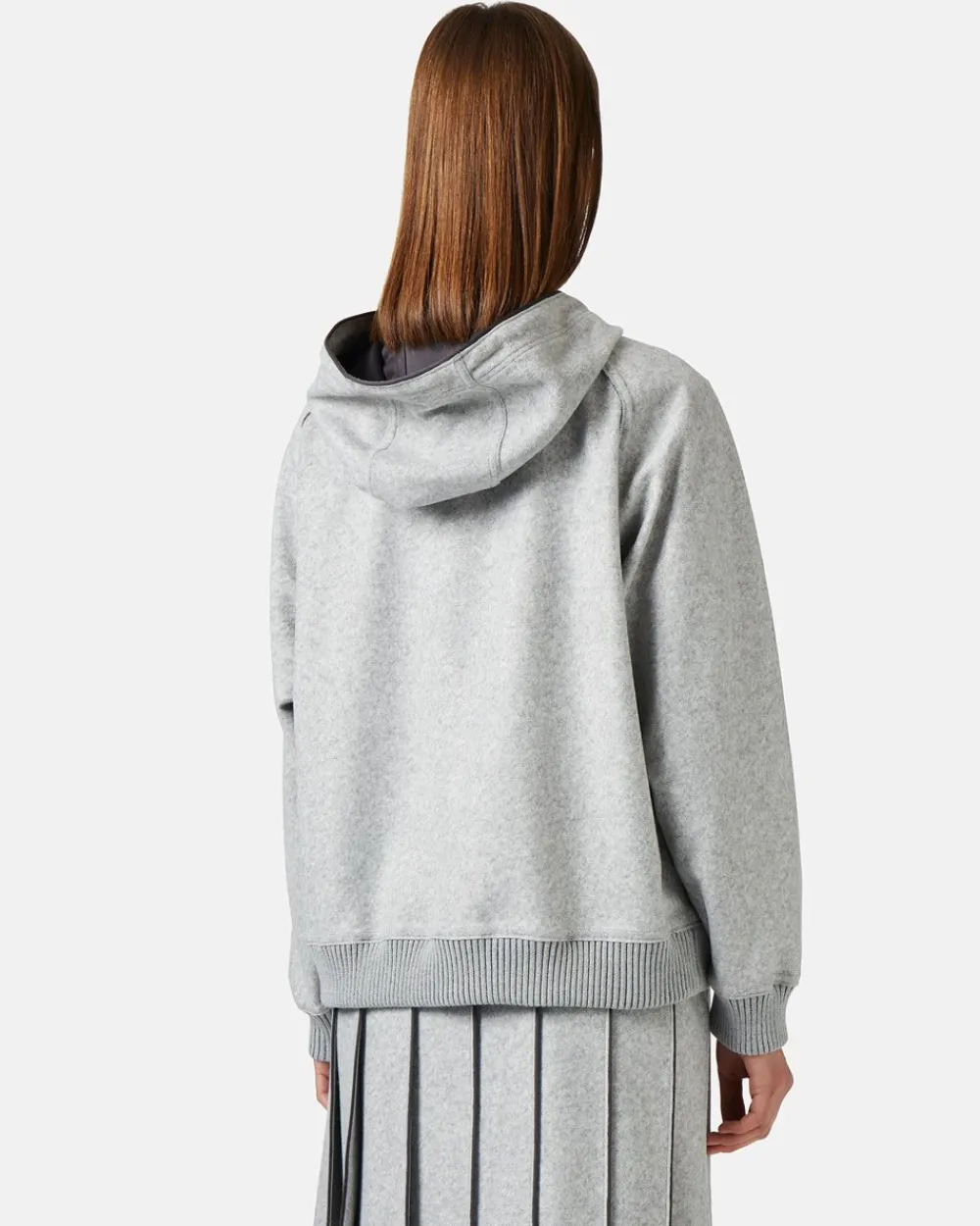 Women Iceberg Melange Hooded Sweatshirt