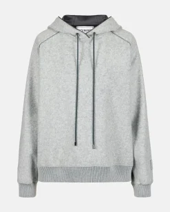 Women Iceberg Melange Hooded Sweatshirt
