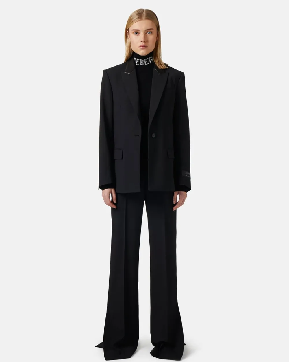 Women Iceberg Merino Mock-neck Sweater