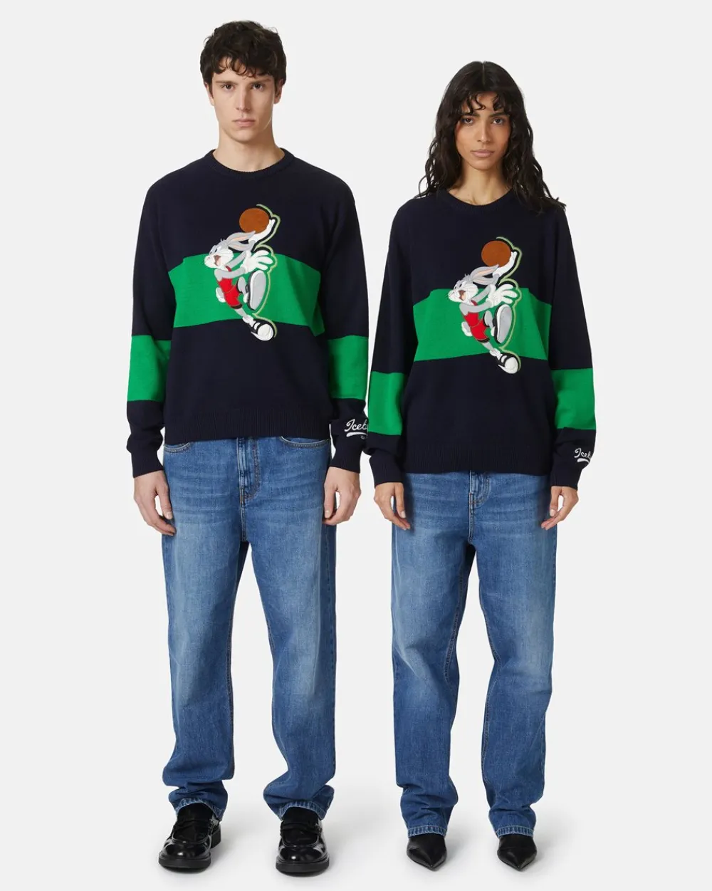 Women Iceberg Merino Wool Sweater From The Re-Edit Collection