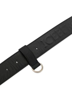 Iceberg Nappa Belt With Embossed Logo