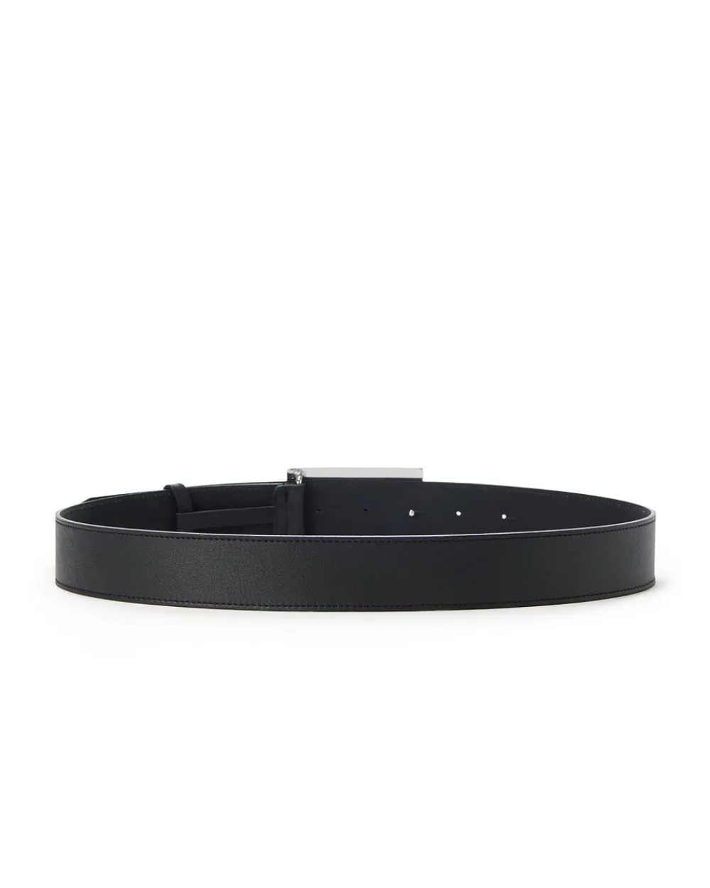 Iceberg Nappa Leather Belt With ICB Milano Italia Buckle
