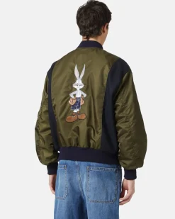 Women Iceberg Nylon Bomber Jacket From The Re-Edit Collection