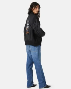 Women Iceberg Nylon Bomber Jacket From The Re-Edit Collection
