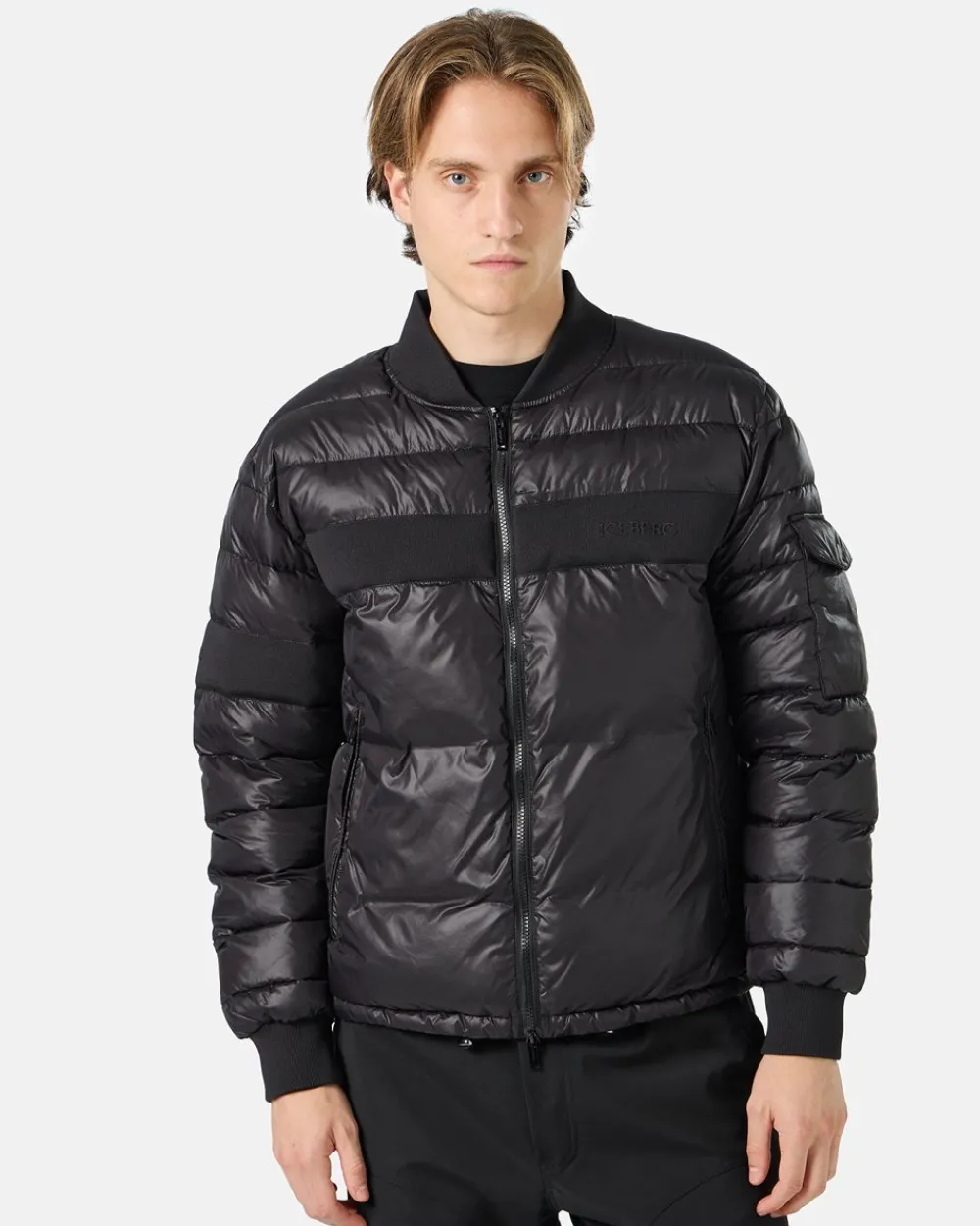 Iceberg Nylon Jacket With Allover Logo