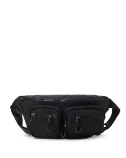 Iceberg Nylon Pouch With Allover Logo