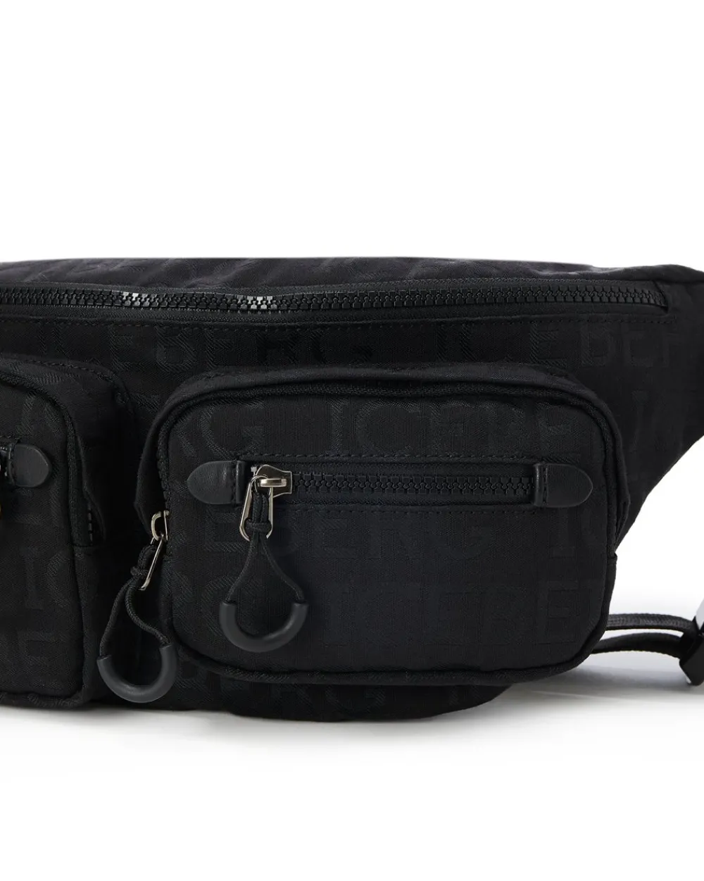 Iceberg Nylon Pouch With Allover Logo