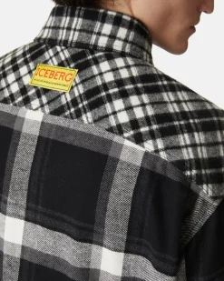 Iceberg Over-fit Patterned Shirt