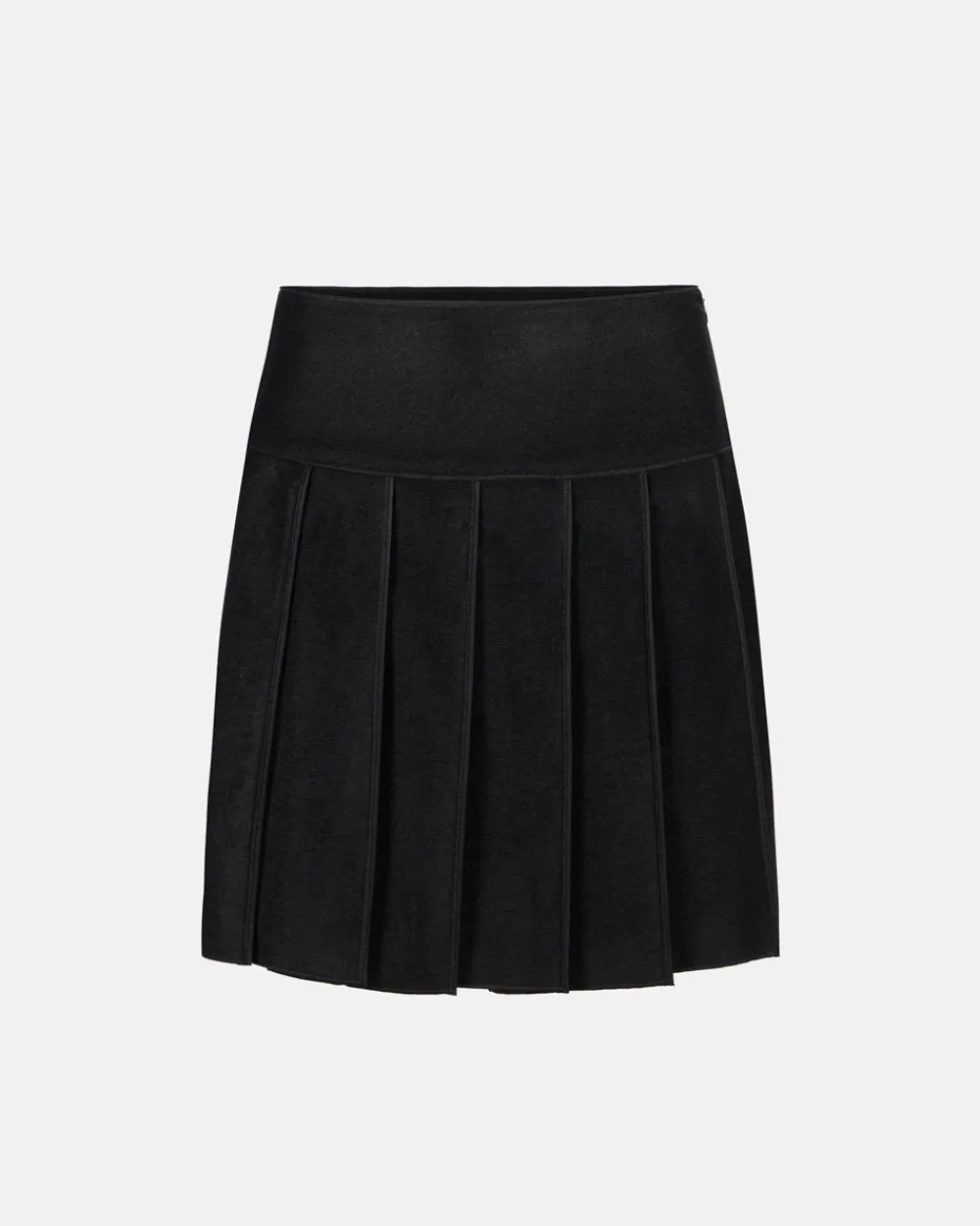Women Iceberg Pleated Skirt In Technical Cloth