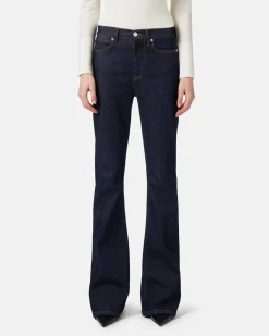 Women Iceberg 5 Pocket Skinny Flare Trousers